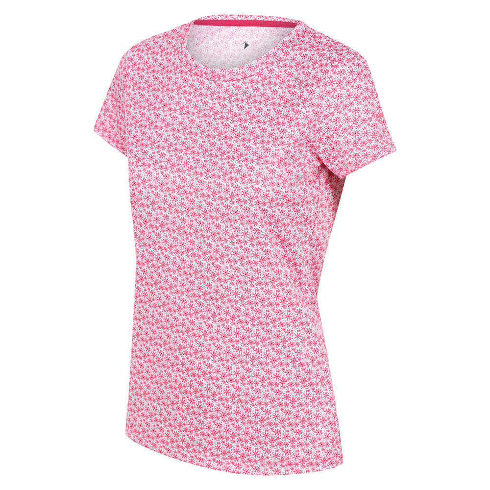 Regatta Womens Fingal Edition T-shirt-tropical Pink Daisy-12