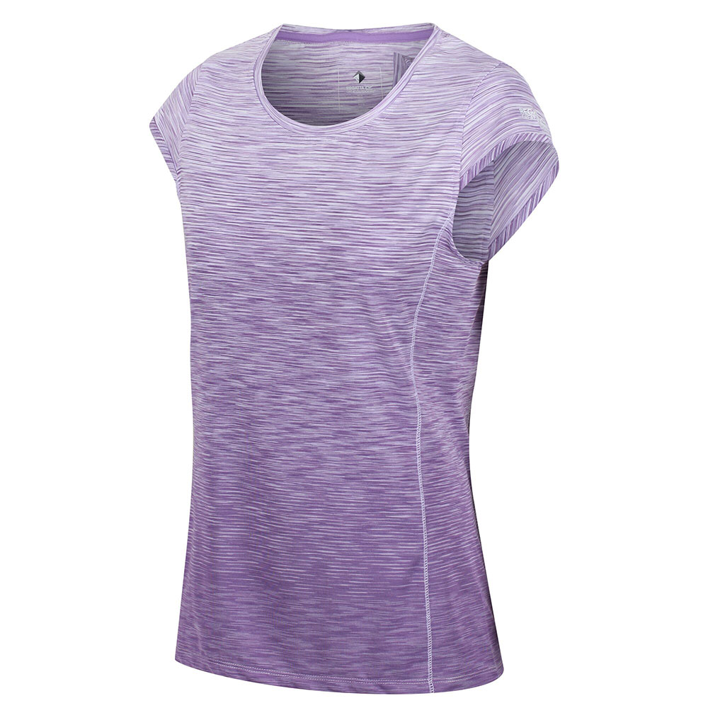 Regatta Womens Hyperdimension Ii T-shirt-pastel Lilac Ombre-10