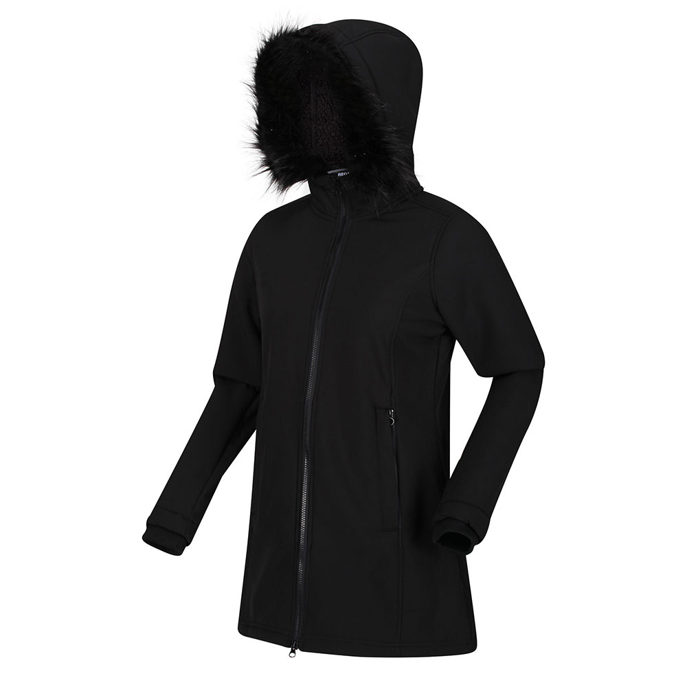 Regatta Womens Sunaree Softshell Jacket-black-10