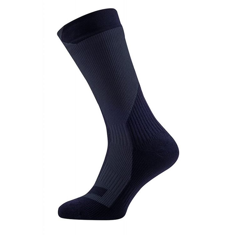 Sealskinz Trekking Thick Mid Waterproof Socks - Black / Anthracite - 6-8