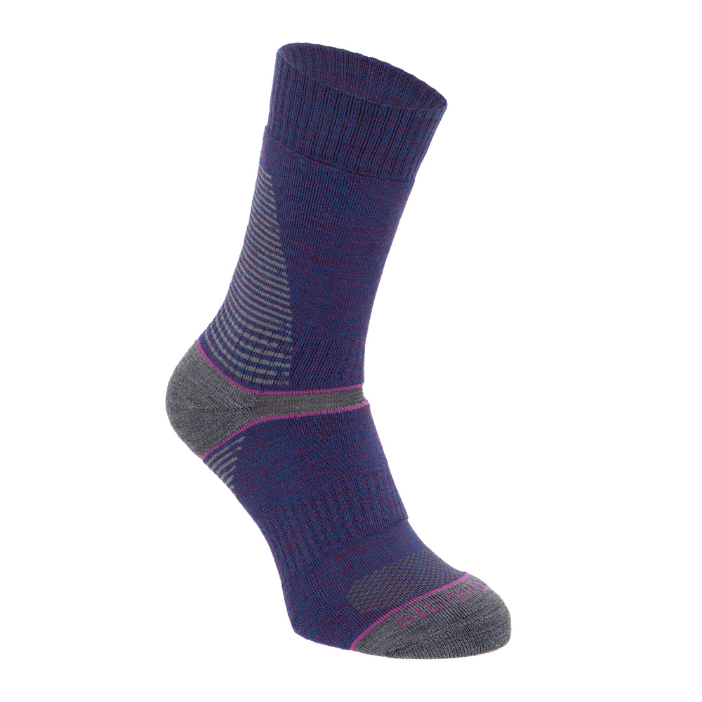 Silverpoint On The Move Boot Socks-violet / Pink-3 - 5