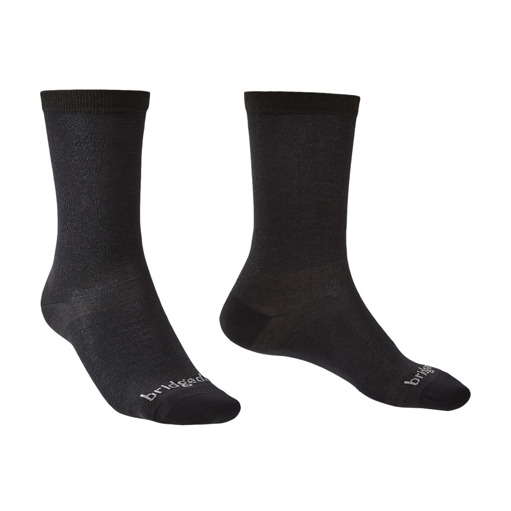Bridgedale Mens Coolmax Liner Base Layer Boot Socks (2 Pack)