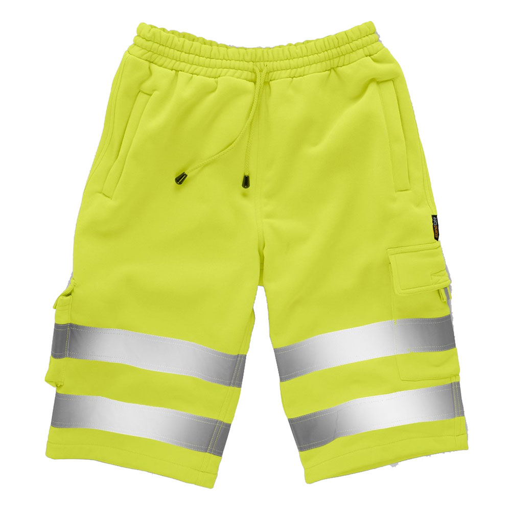 Standsafe Mens Hi-vis Jogger Shorts-hi Vis Yellow-2xl