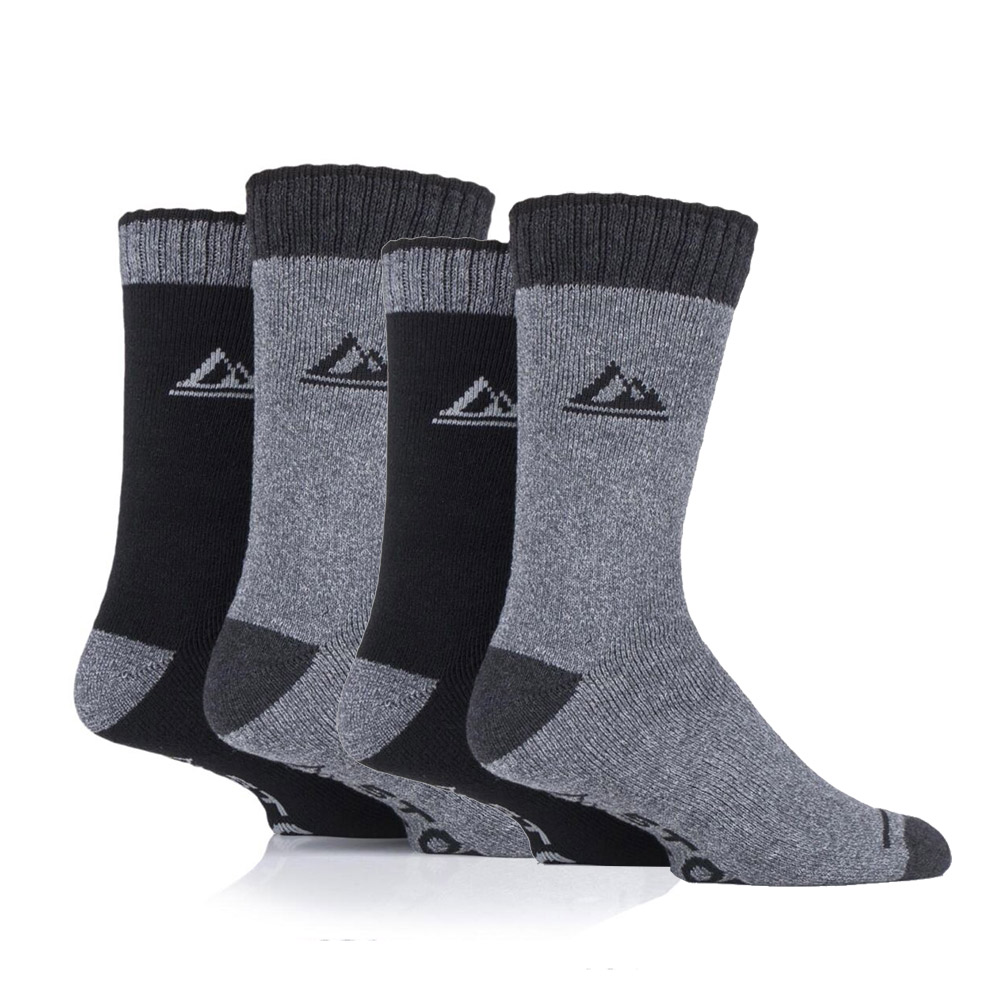 Stormbloc Performance Socks (4 Pack)-black / Charcoal / Grey-6 - 11