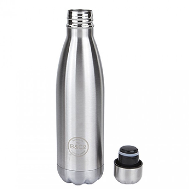Summit 500ml Stainless Steel Thermal Bottle Flask - Silver