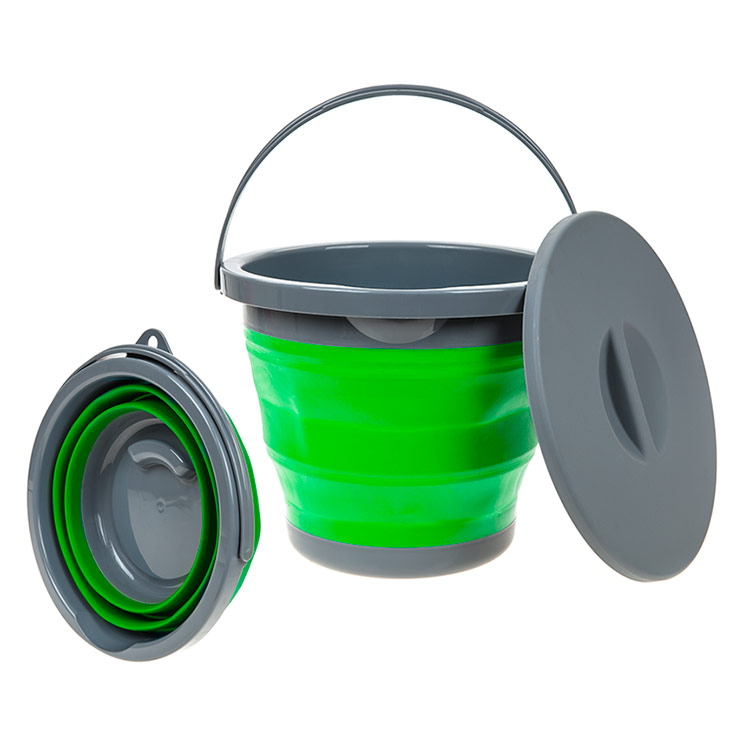 Summit Pop 5l Bucket With Lid - Lime Green