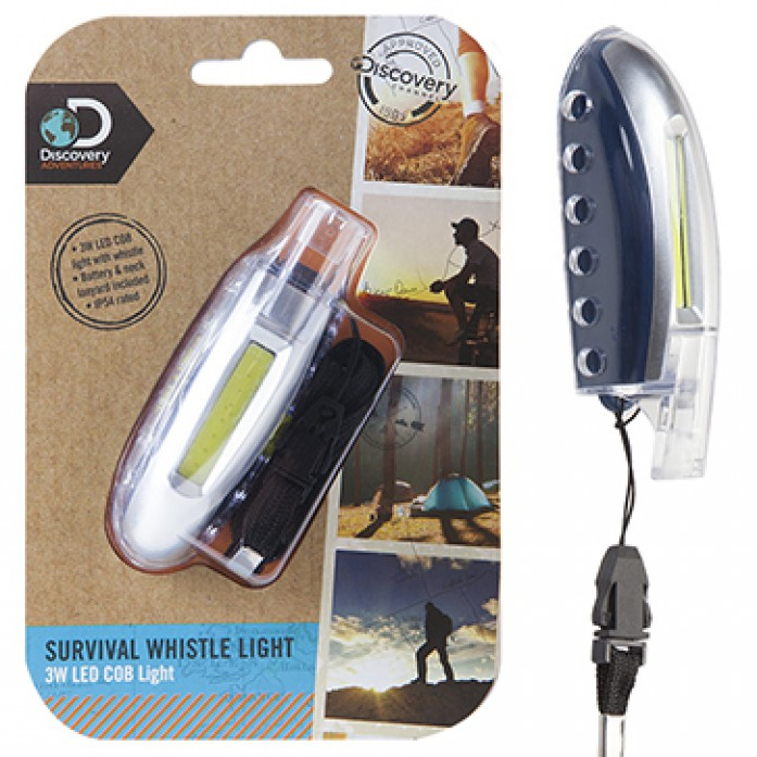 Summit Survival Whistle With Cob Light