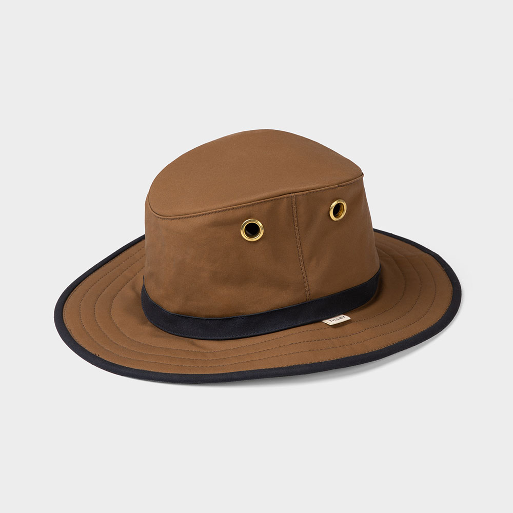 Tilley Outback Waxed Cotton Hat-british Tan-7