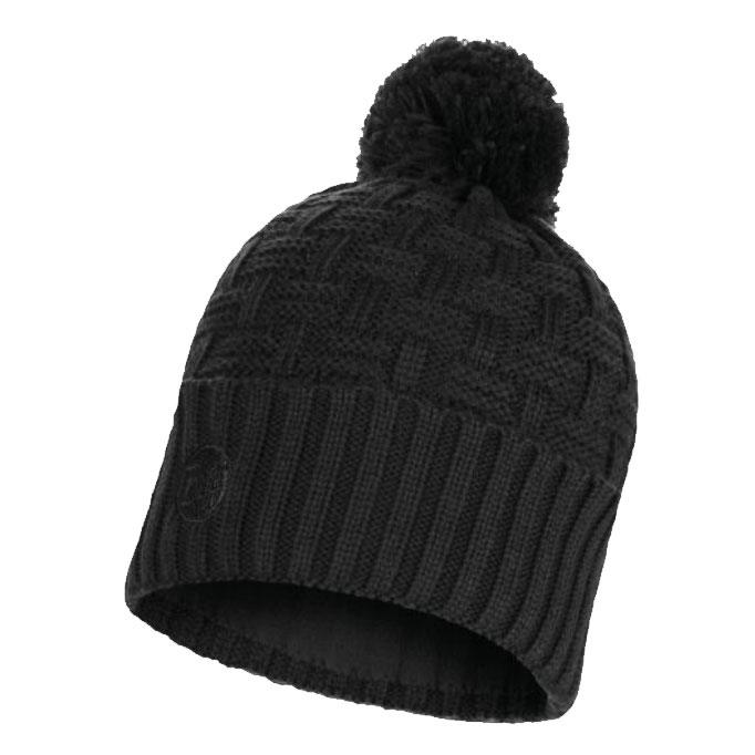 Buff Airon Knitted Polar Beanie Hat-black