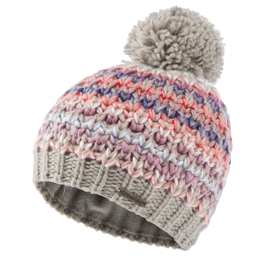Trekmates Rebecca Knitted Hat-candy