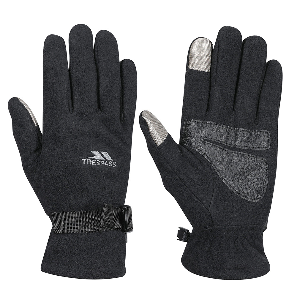 Trespass Contact Unisex Waterproof Gloves-black-xl