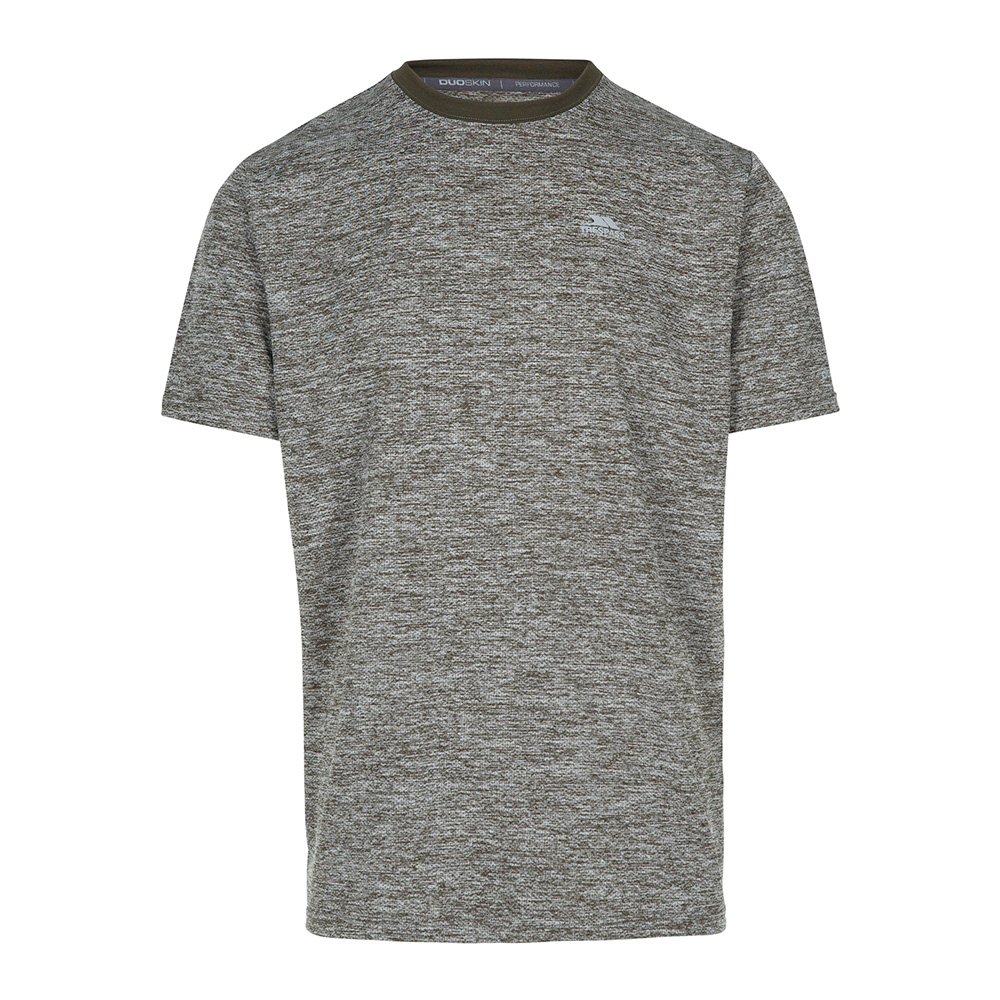 Trespass Mens Ace Quickdry Short Sleeve T-shirt-chive-2xl