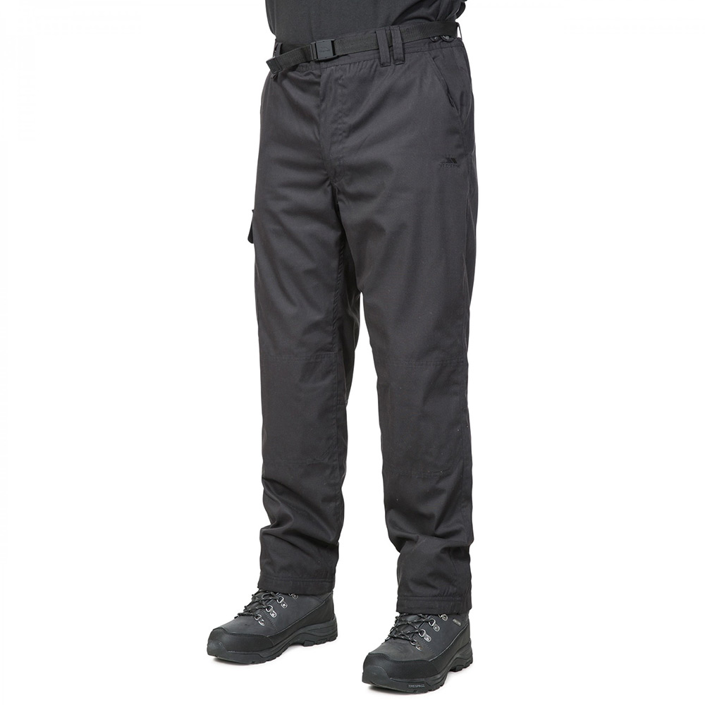 Trespass Mens Clifton Thermal Walking Trousers - Black - 2xl