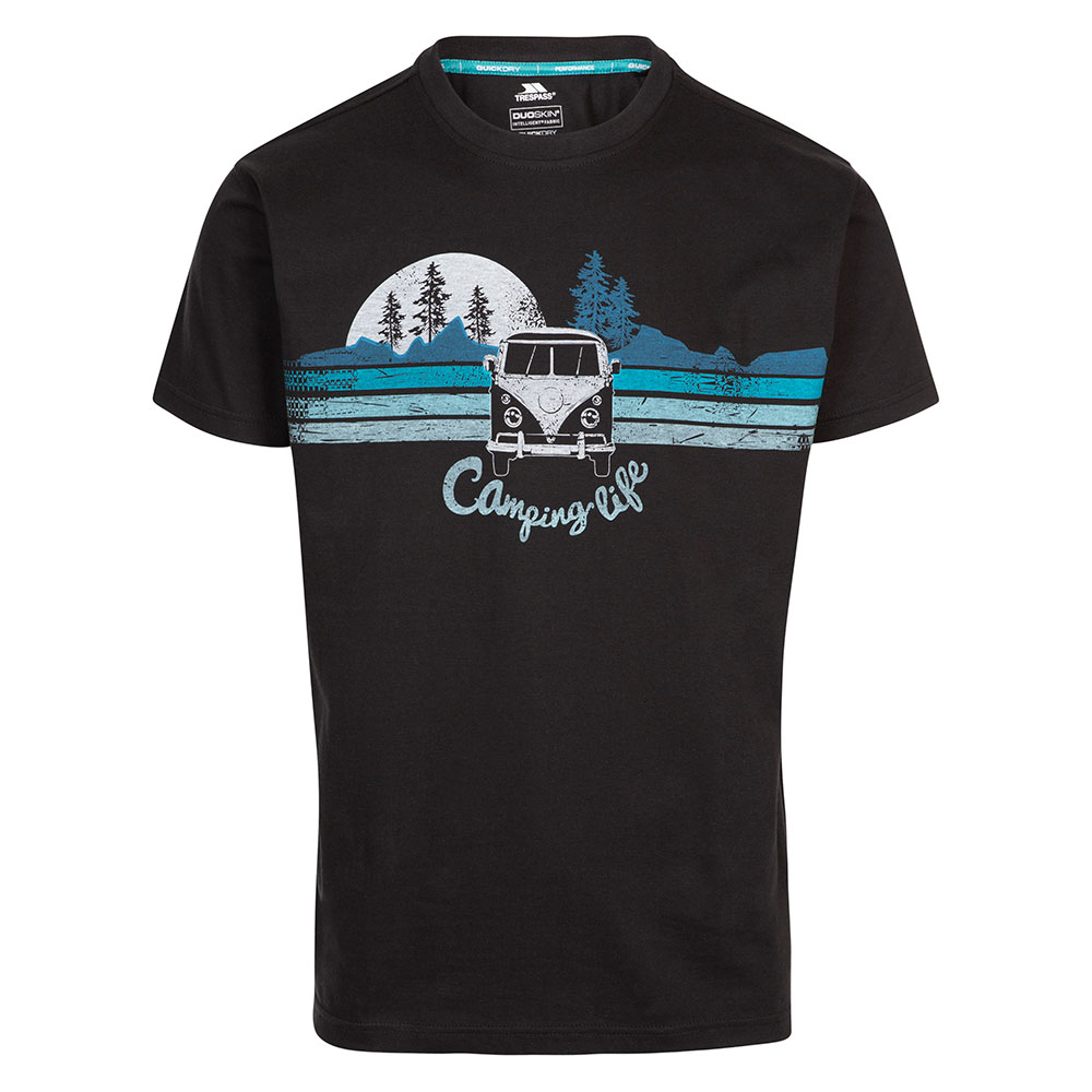 Trespass Mens Cromer T-shirt-black-2xl