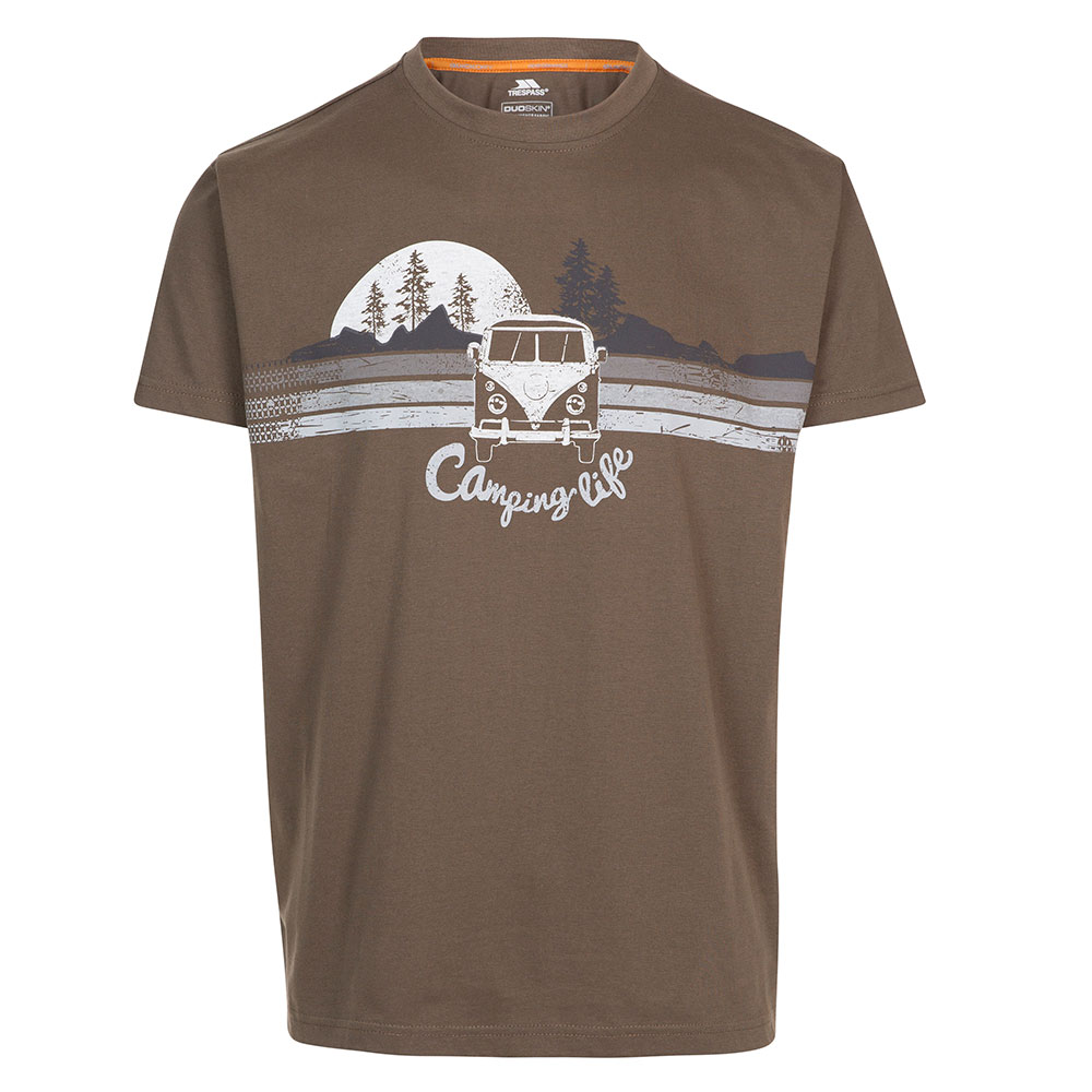 Trespass Mens Cromer T-shirt-khaki Tone-2xl