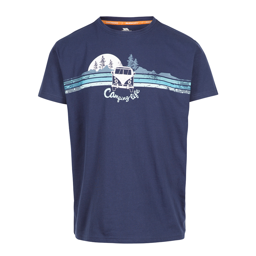 Trespass Mens Cromer T-shirt-navy-2xl