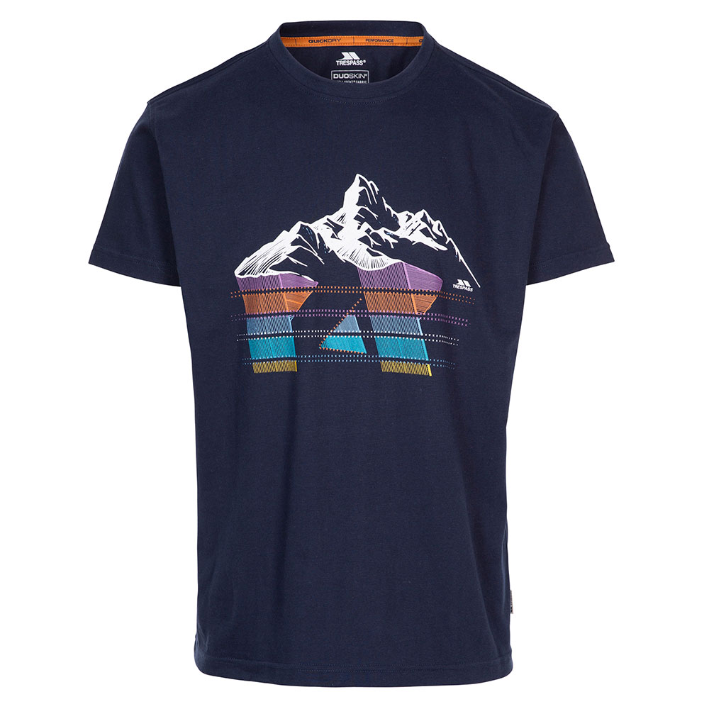Trespass Mens Daytona T-shirt-navy-2xl