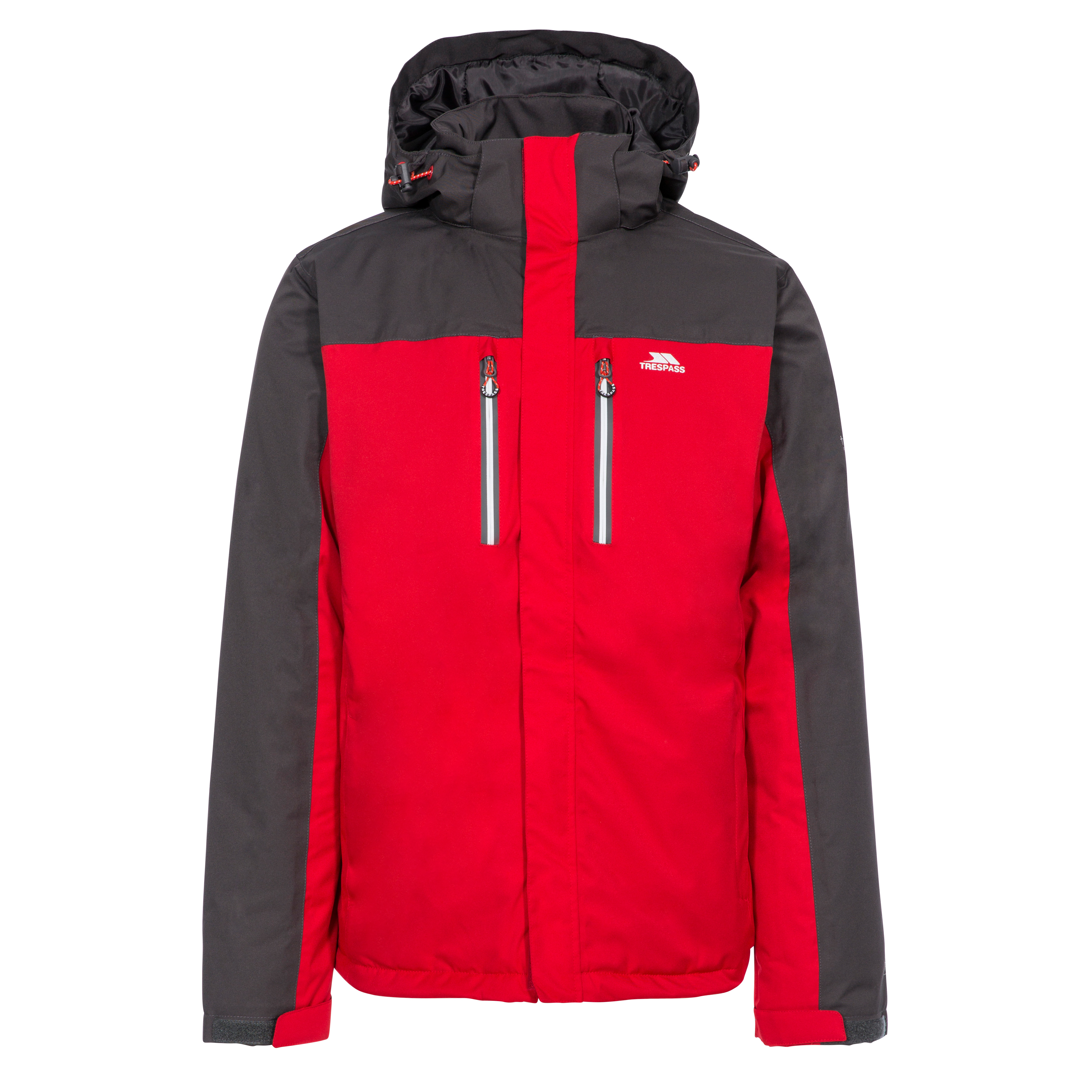 Trespass Mens Tolsford Waterproof Insulated Jacket-red-2xl
