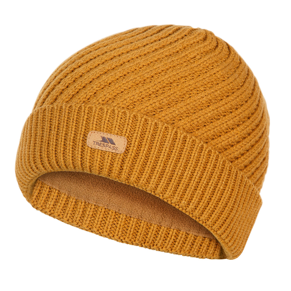 Trespass Womens Twisted Knitted Beanie-sandstone