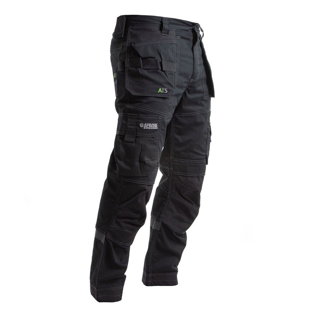 Apache Workwear Cavendish Ripstop Trousers-black-30-r