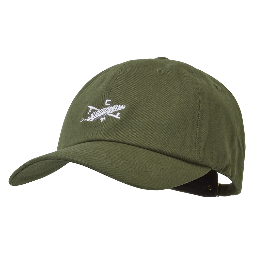 Charging Thunder Pipe And Feather Dad Hat-khaki