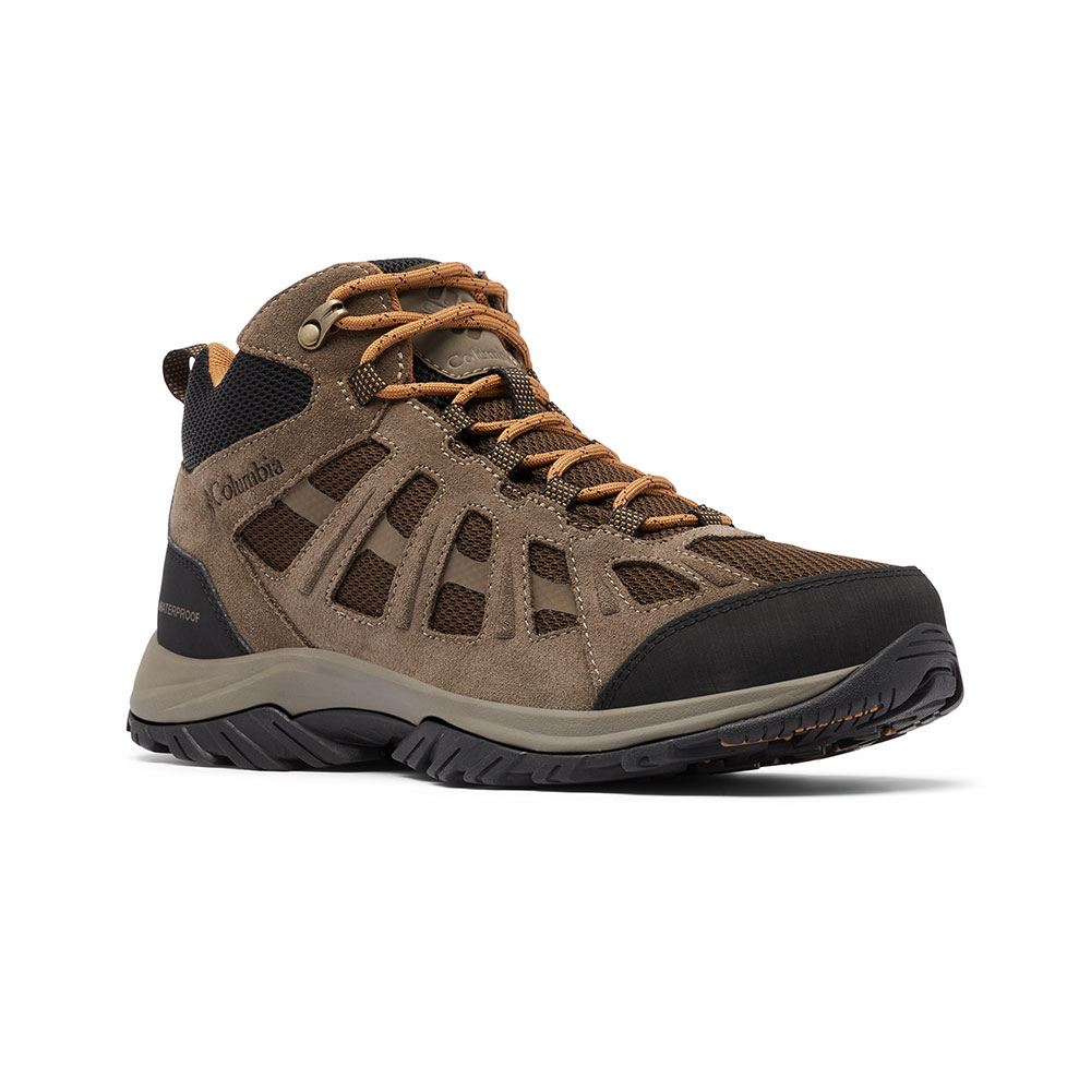 Columbia Mens Redmond Iii Mid Waterproof Walking Boots-cordovan / Elk-12