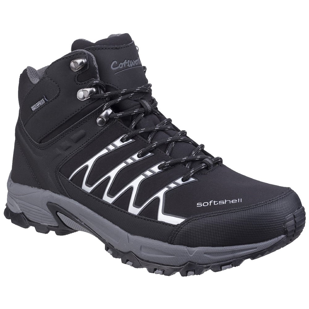 Cotswold Mens Abbeydale Mid Hiking Boots-black-7