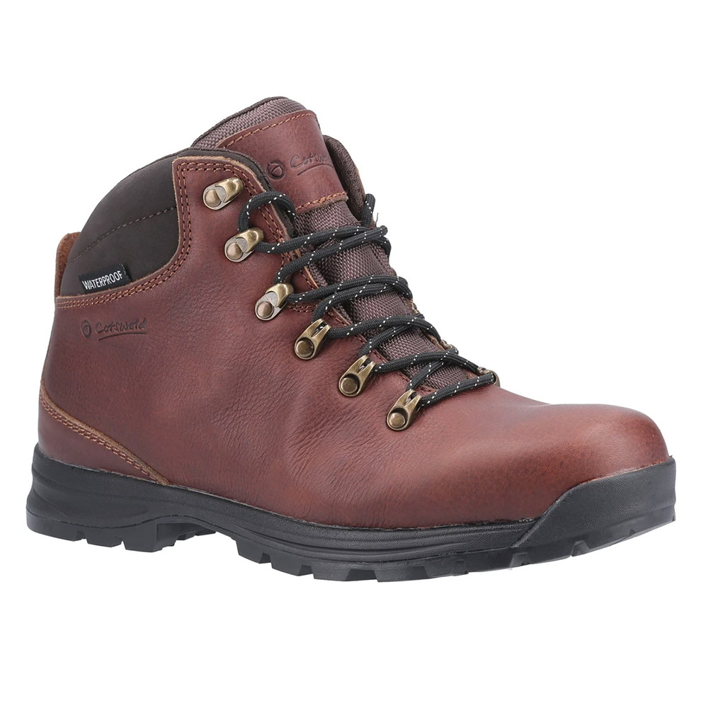 Cotswold Mens Kingsway Waterproof Hiking Boots-brown-10