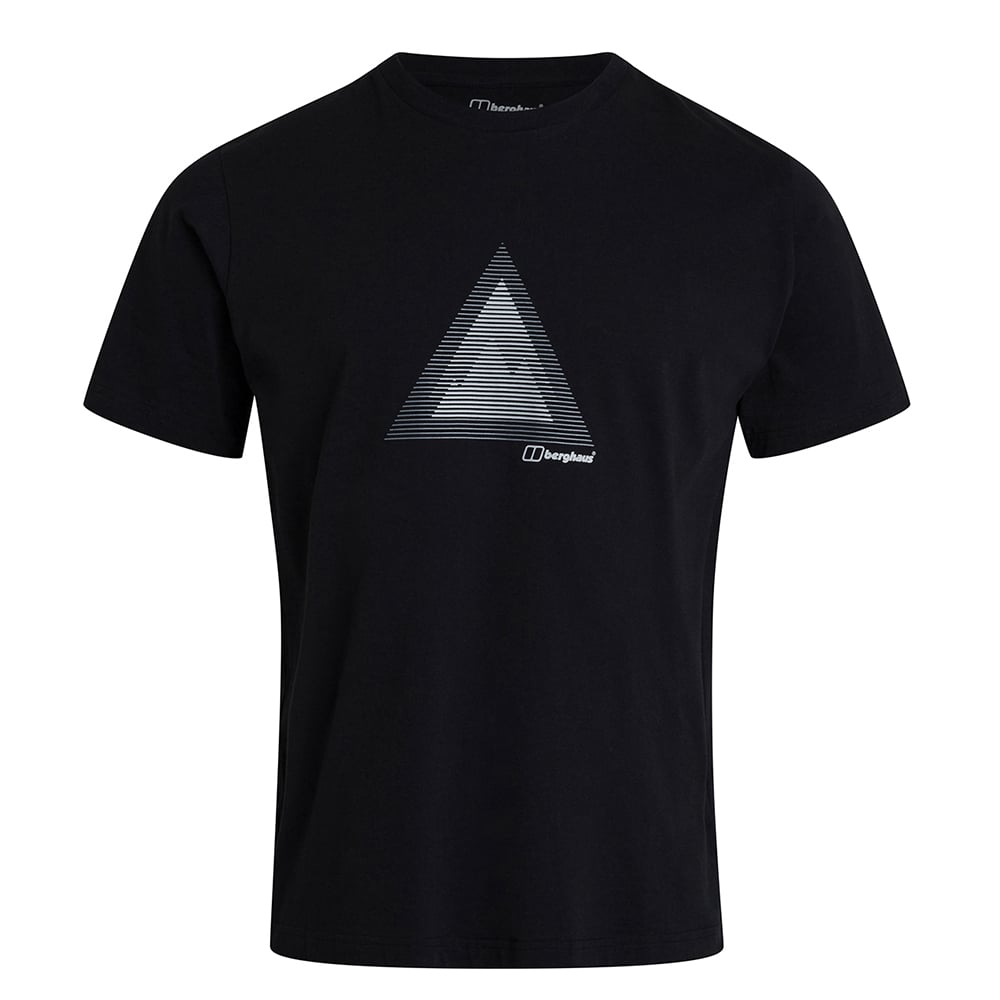 Berghaus Mens Abstract Mountain T-shirt-black-2xl