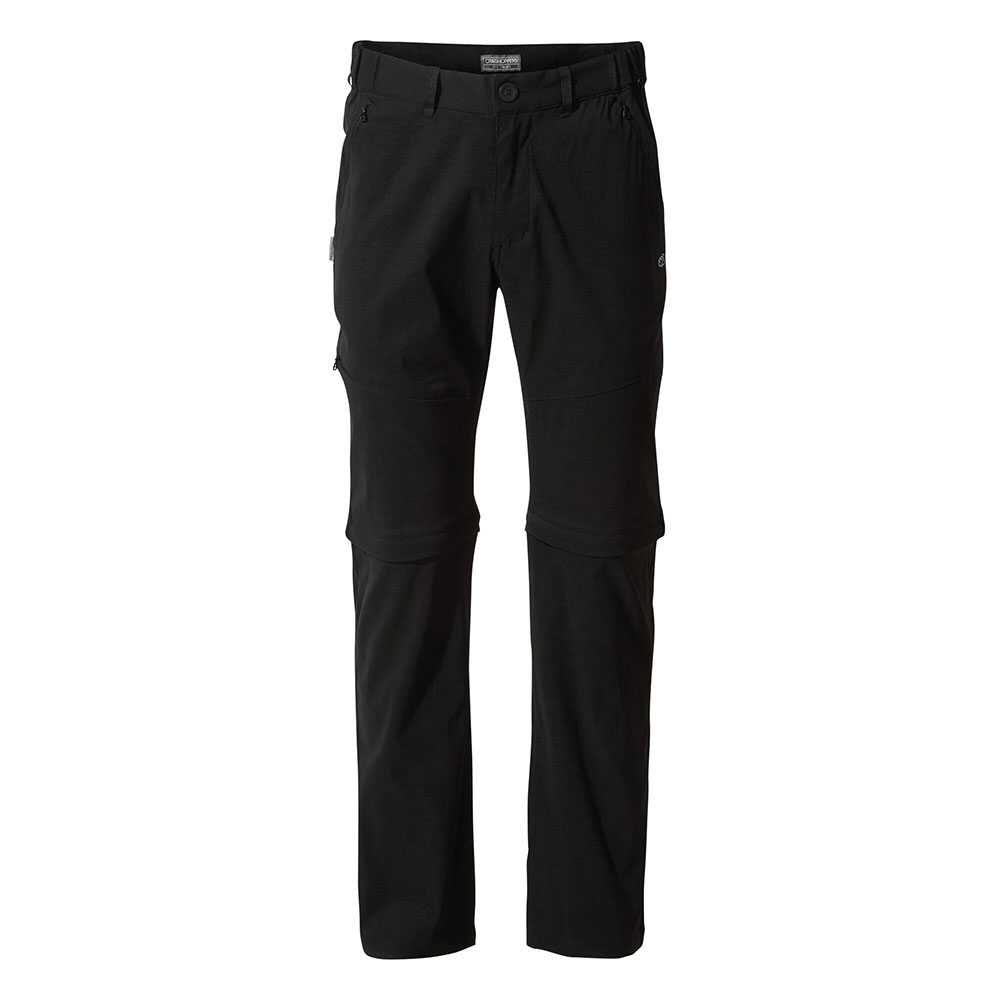 Craghoppers Mens Kiwi Pro Ii Convertible Trousers-black-32-r