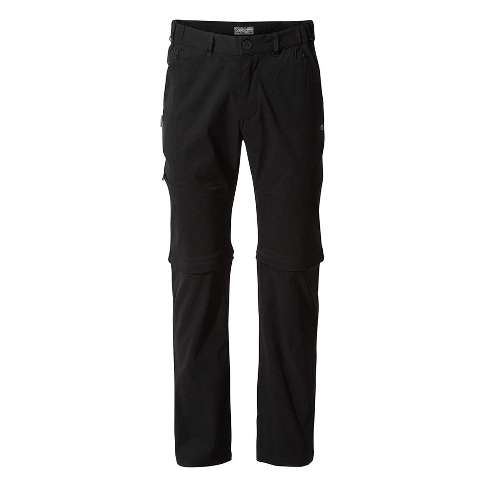 Craghoppers Mens Kiwi Pro Ii Convertible Trousers-black-36-r