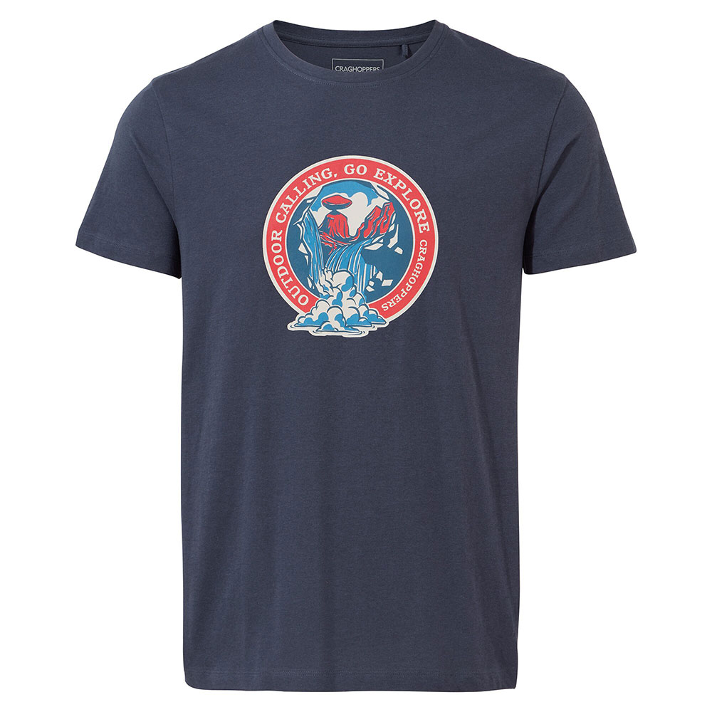 Craghoppers Mens Lugo T-shirt-blue Navy-2xl