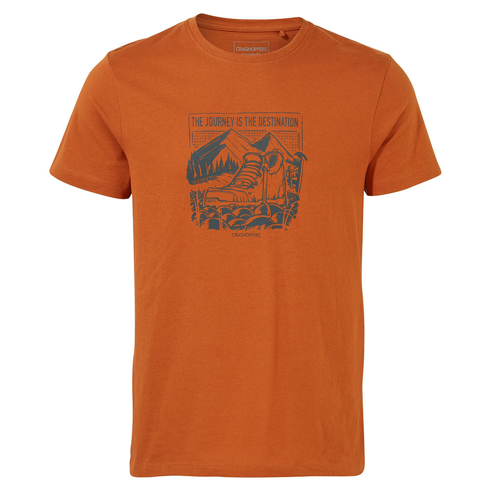 Craghoppers Mens Lugo T-shirt-potters Clay-s