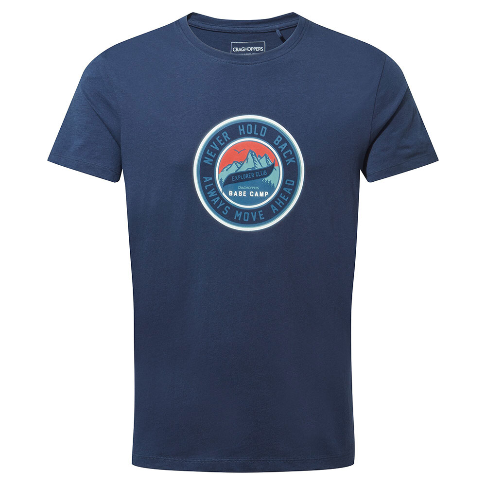 Craghoppers Mens Mightie T-shirt-blue Navy Circle-m