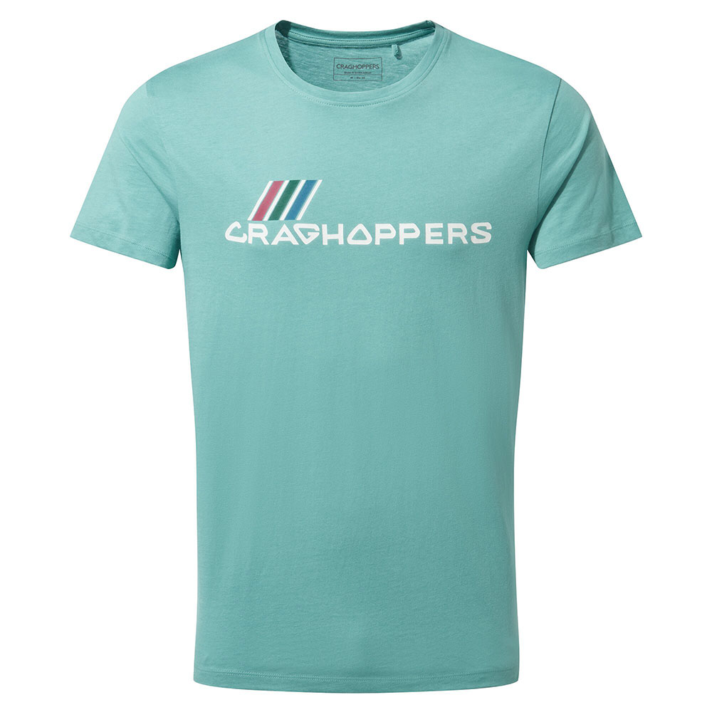 Craghoppers Mens Mightie T-shirt-dusty Aqua-l