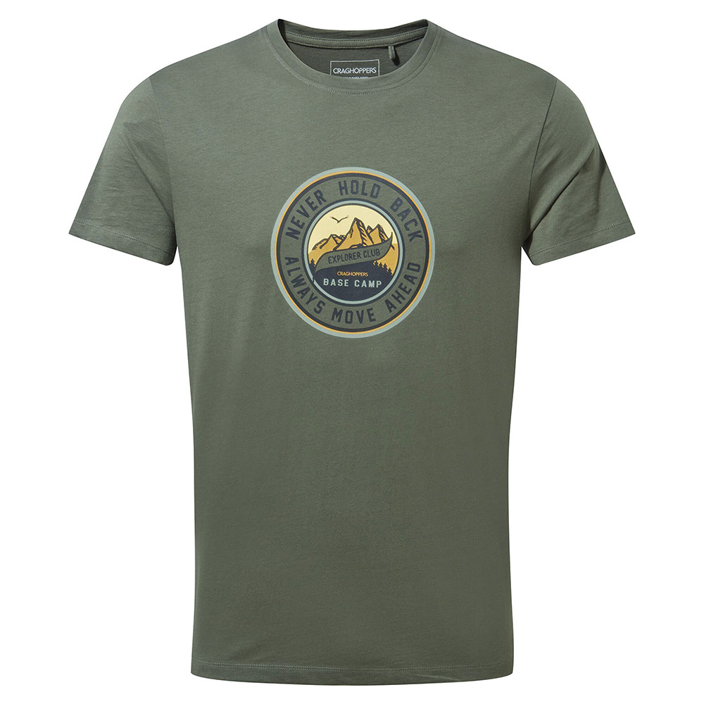 Craghoppers Mens Mightie T-shirt-parka Green-s