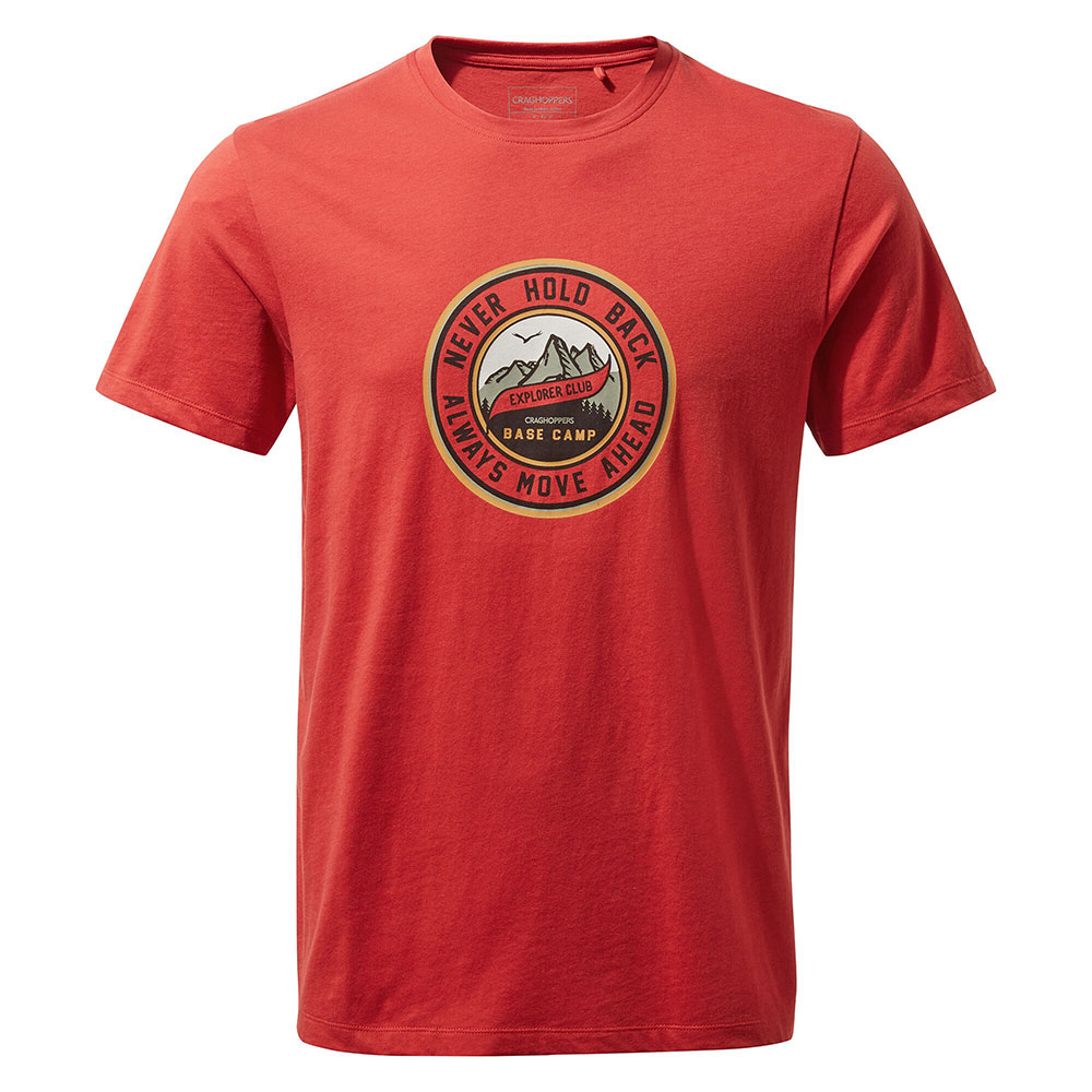 Craghoppers Mens Mightie T-shirt-pompeian Red-2xl