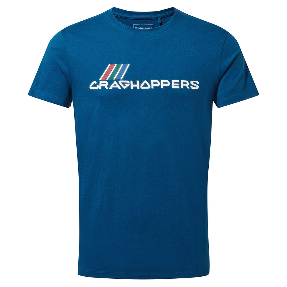 Craghoppers Mens Mightie T-shirt-poseidon Blue-l