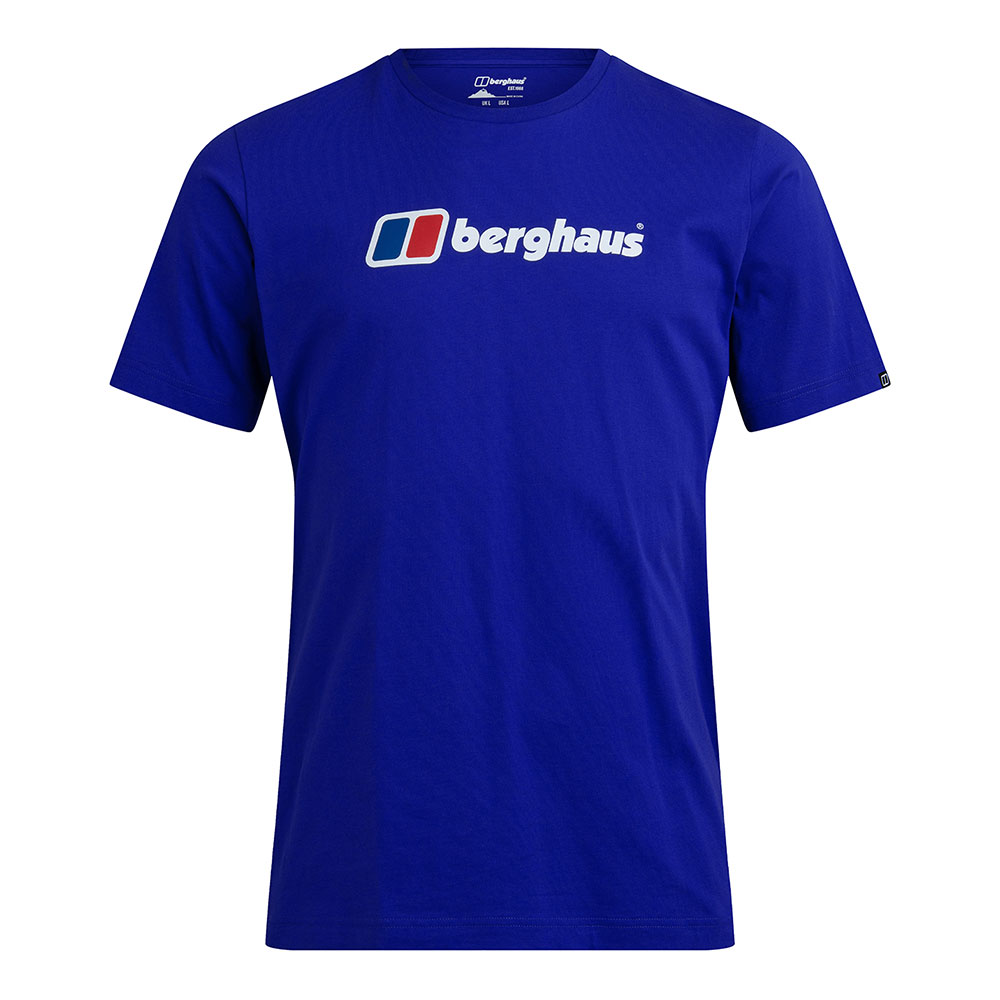 Berghaus Mens Big Corporate Logo T-shirt-spectrum Blue-m