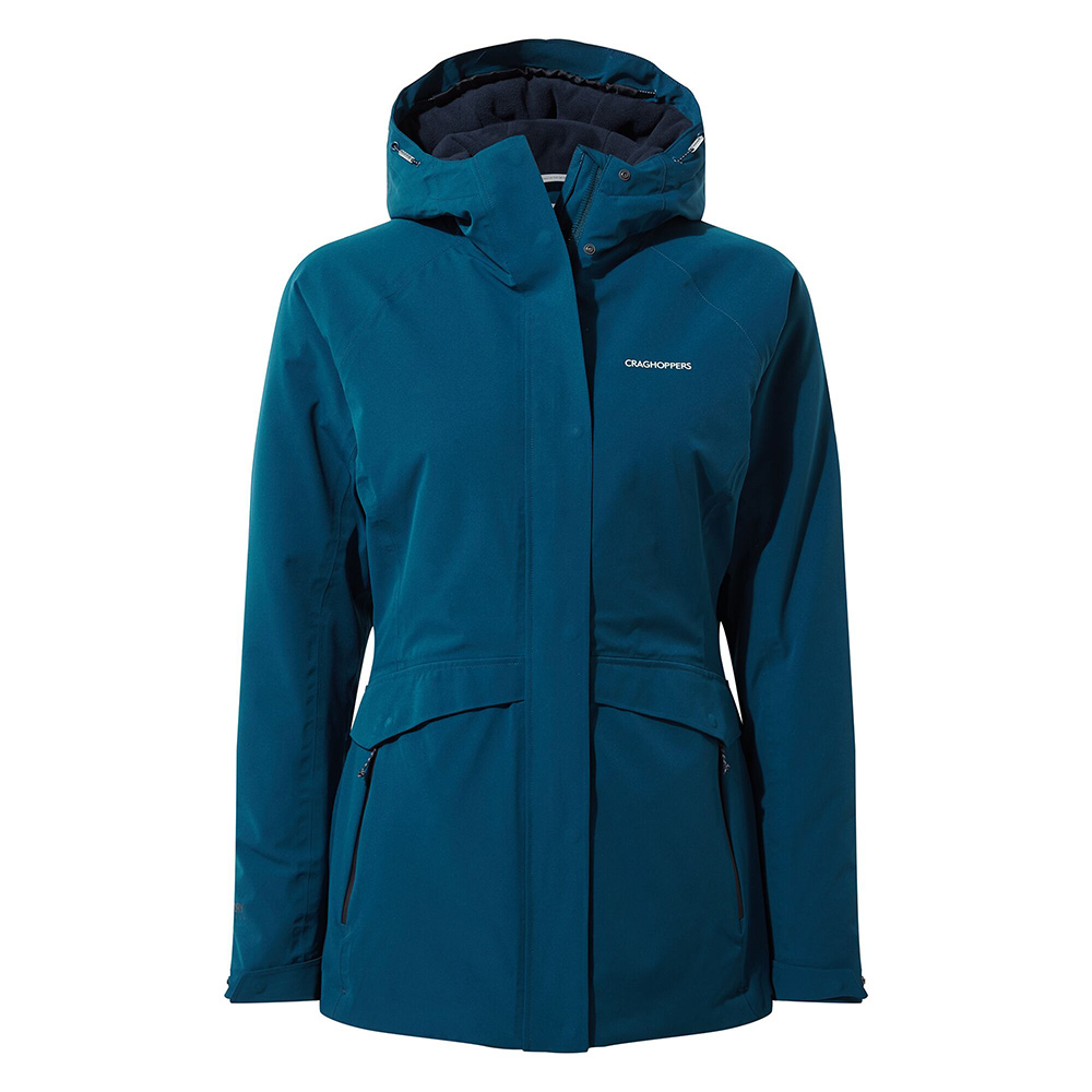 Craghoppers Womens Caldbeck Thermic Waterproof Jacket-poseidon Blue-10