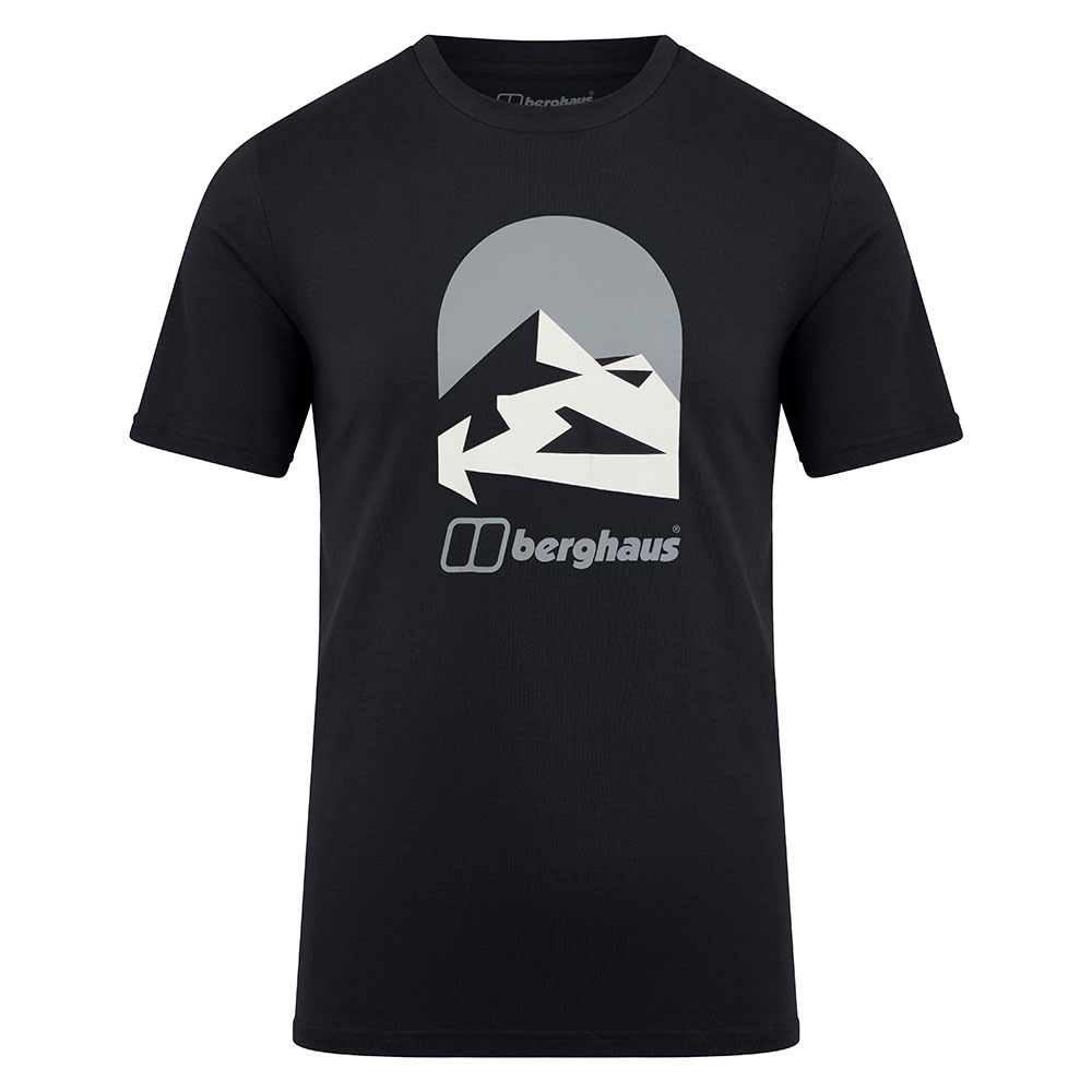 Berghaus Mens Edale Mountain T-shirt Black-2xl