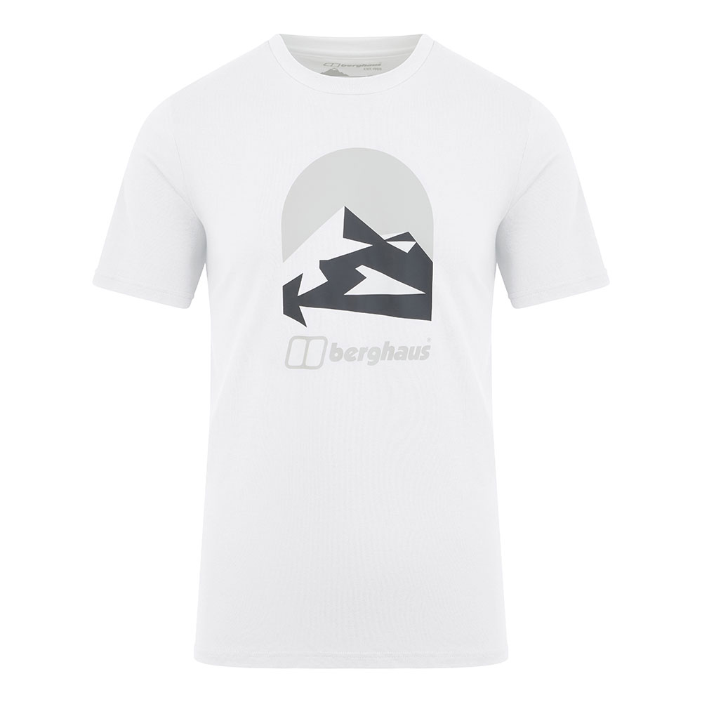 Berghaus Mens Edale Mountain T-shirt White-m
