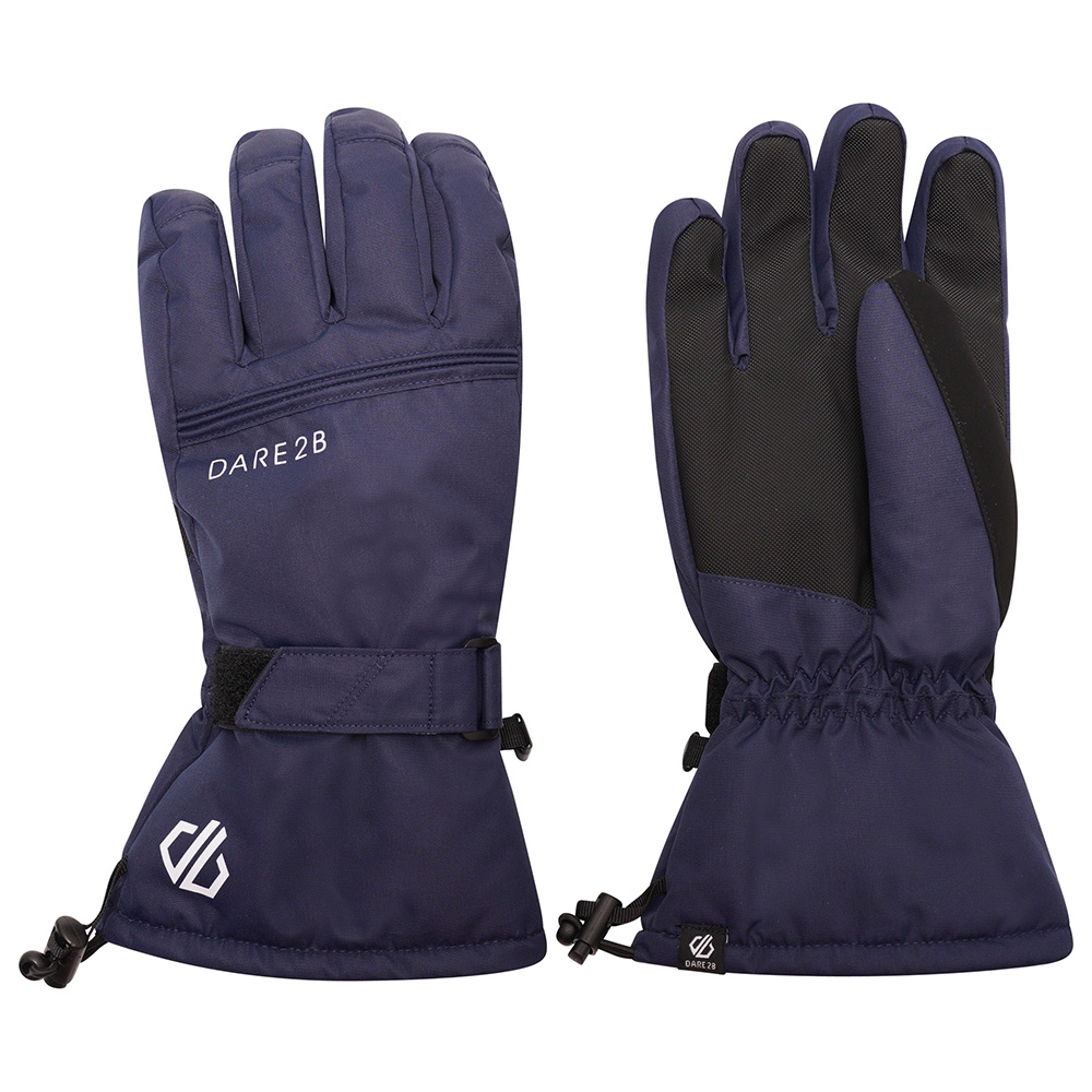 Dare 2b Mens Worthy Waterproof Ski Gloves-nightfall Navy-l
