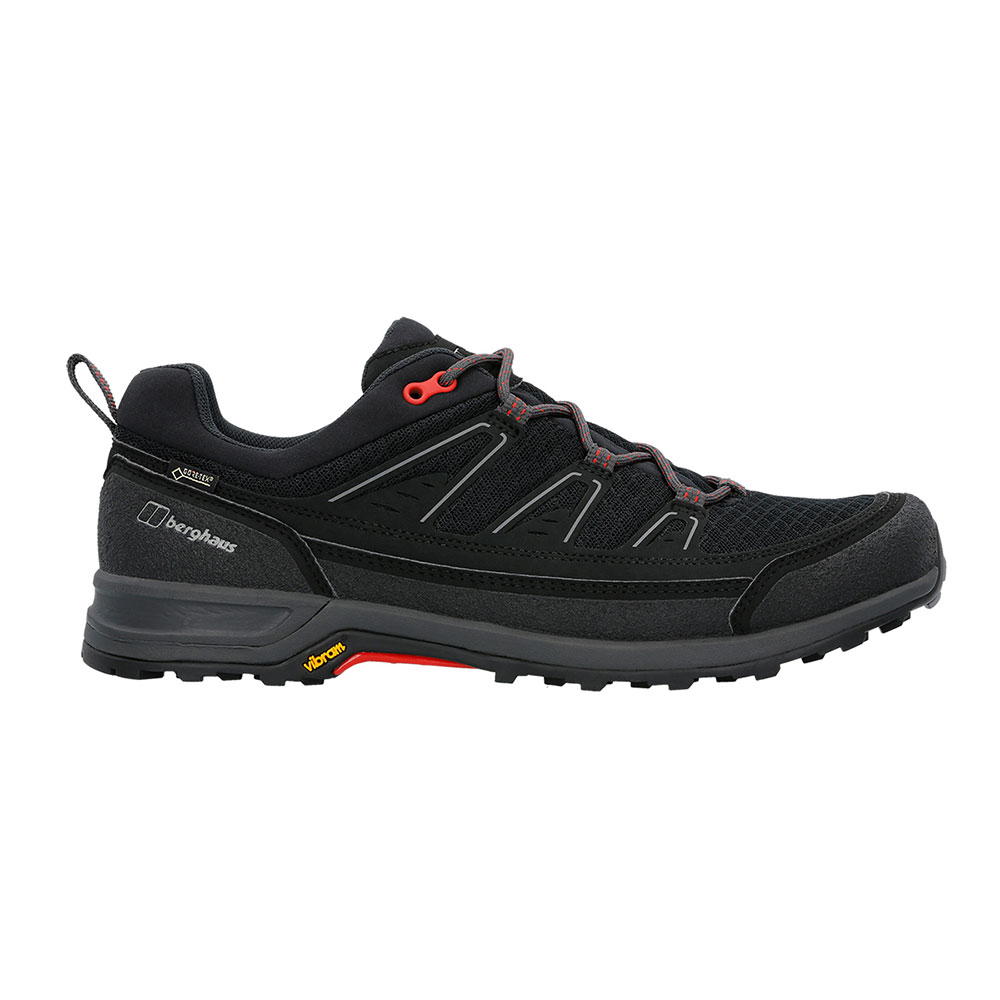 Berghaus Mens Explorer Ft Active Gore-tex Walking Shoes - Black / Red-10