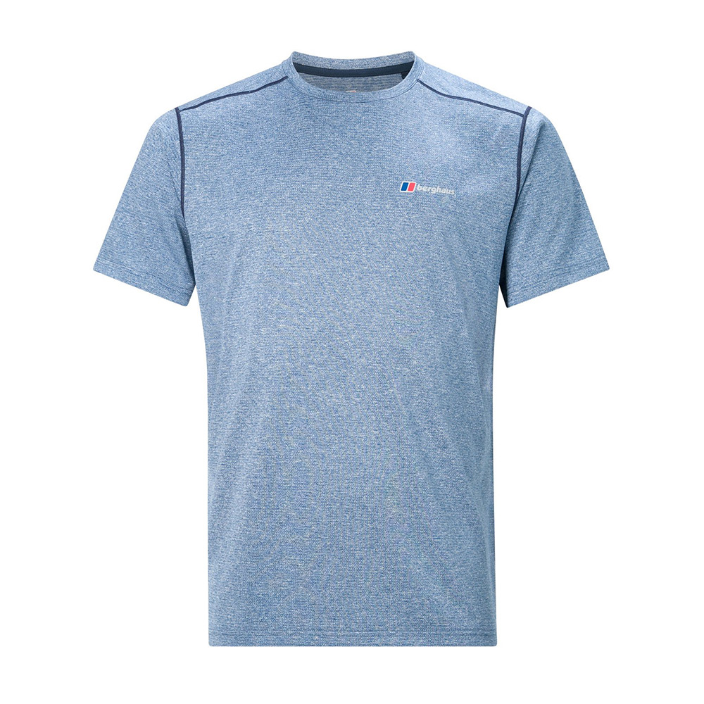 Berghaus Mens Explorer Tech Short Sleeve T-shirt-blue-m