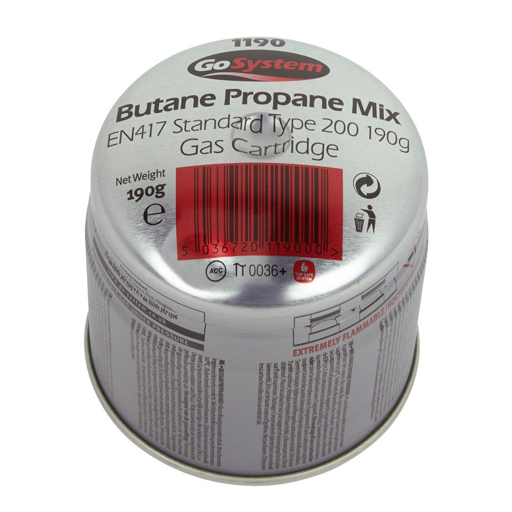 Go System Pierceable Butane Propane Gas Cartridge