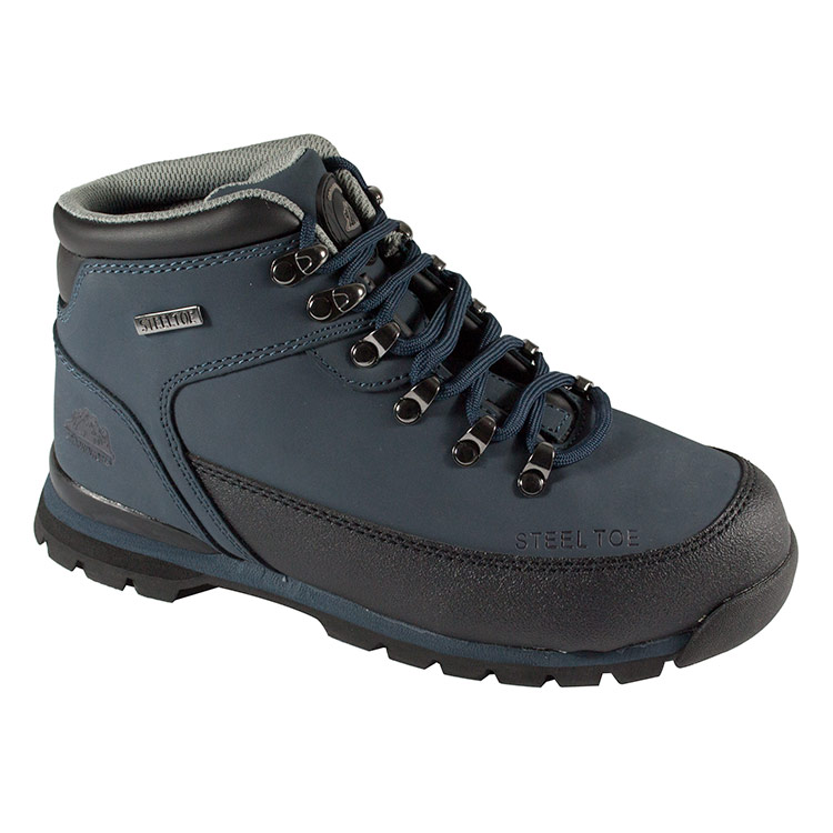 Groundwork Gr77 Leather Safety Boots - Navy - 3