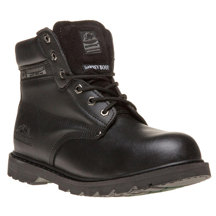 Groundwork Mens Sk21 Safety Boots - Black - 10