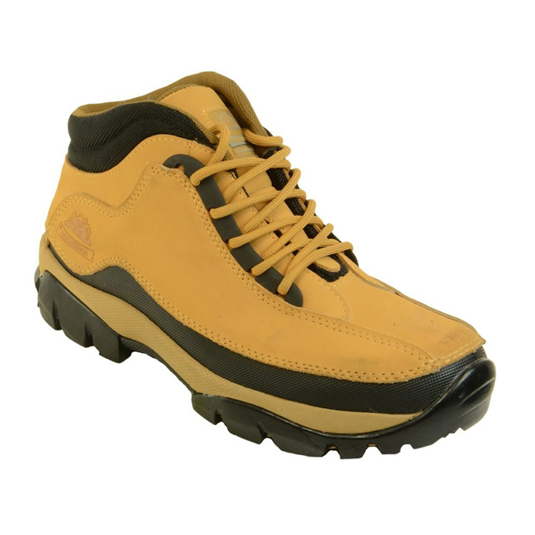 Groundwork Womens Gr386 Lace Up Safety Boots - Honey - 7