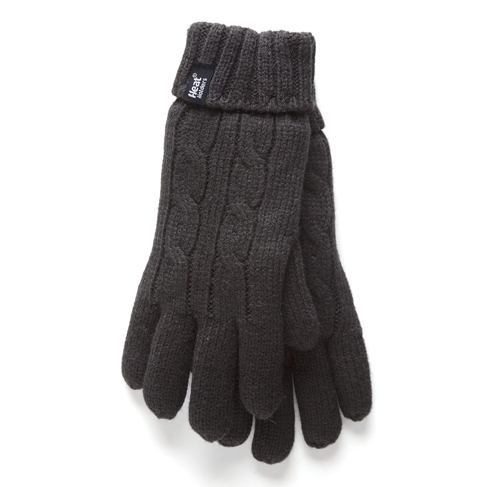 Heat Holders Womens Heatweaver Gloves-black-s / M
